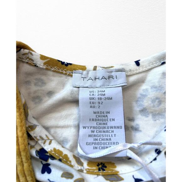 NWT Tahari Corduroy Jumper & Top, Size 24 Months - Picture 5 of 6